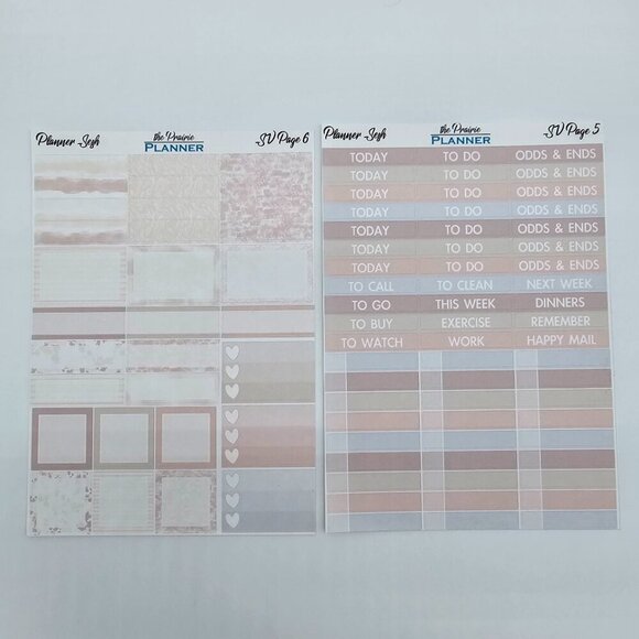 Planner Sticker De-Stash - 2 Sets - 17 Pieces - Picture 6 of 13